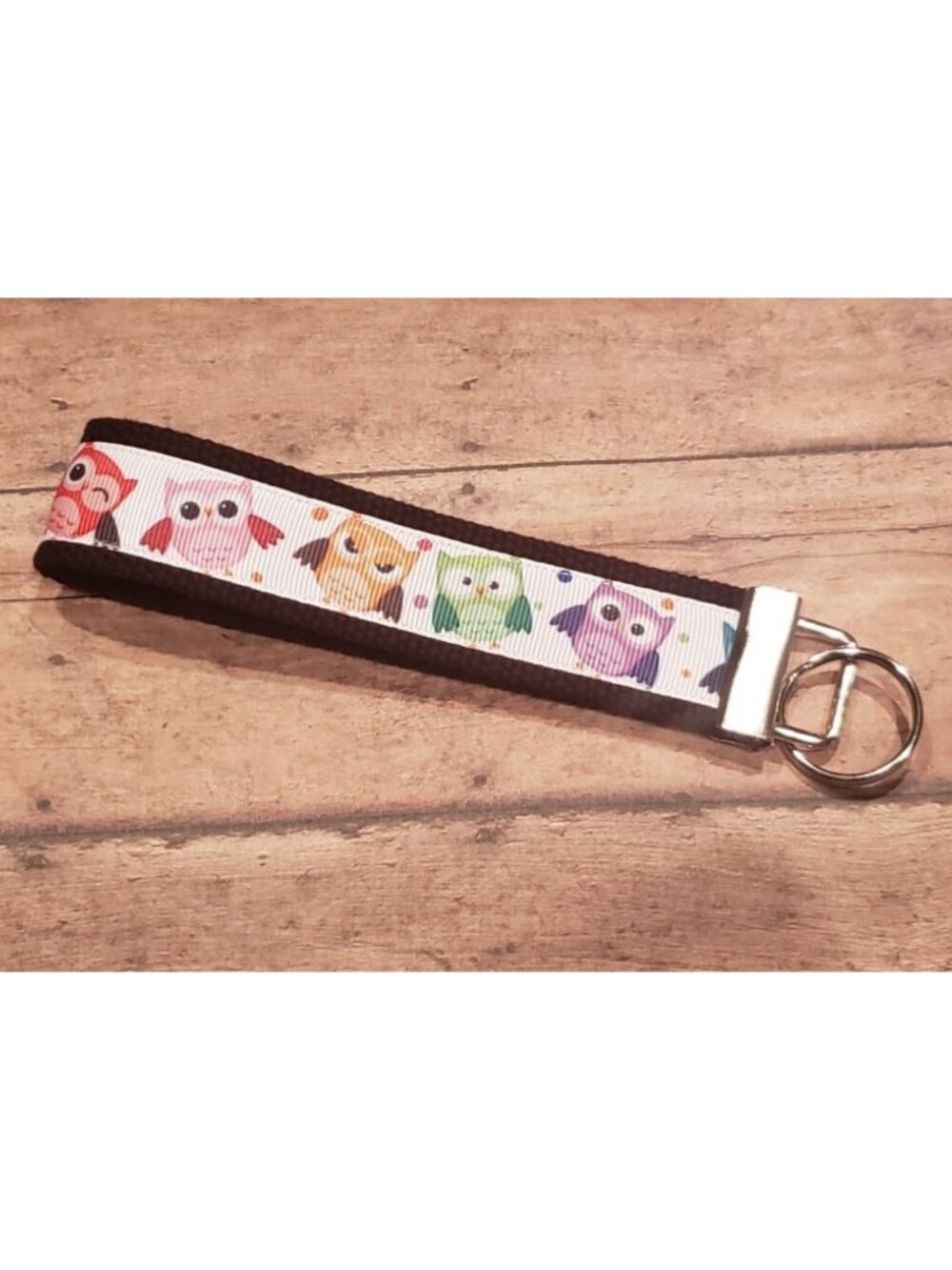 Owl Wristlet Keyfob / Keychain